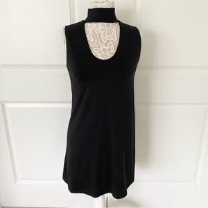 NWOT Susana Monaco Choker Mock Neck Sleeveless Dress